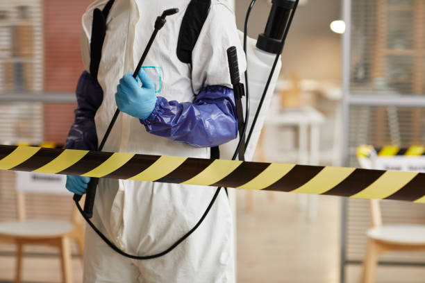 Professional Biohazard Cleanup technician working in Warren, IN